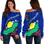 Off Shoulder Sweaters - Aboriginal Naidoc Week Style - Vibe Hoodie