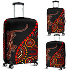 aboriginal-luggage-covers-aboriginal-lizard-with-dot-painting-patterns