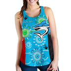 Naidoc Sharks 2021 Women Racerback Tank Indigenous Life LT13 - Vibe Hoodie