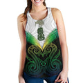 Maori Manaia New Zealand Women Racerback Tank Rasta - Vibe Hoodie