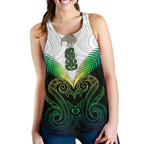 Maori Manaia New Zealand Women Racerback Tank Rasta - Vibe Hoodie