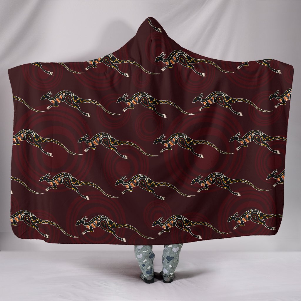 aboriginal-hooded-blanket-kangaroo-patterns