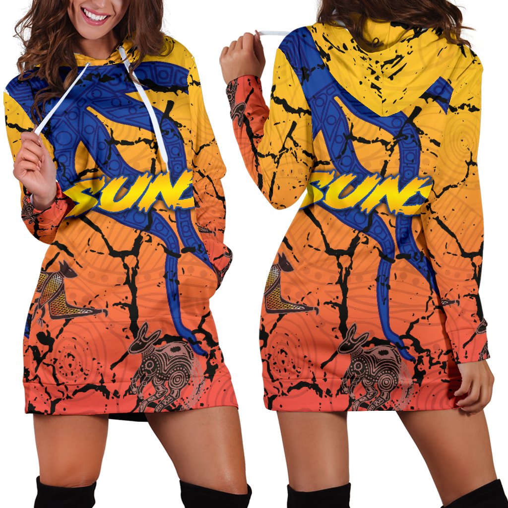 gold-coast-zip-women-hoodie-dress-suns-origin-indigenous