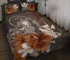 kanaka-maoli-hawaii-quilt-bed-set-hibiscus-turtle-tribal-brown