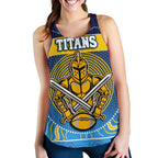 Naidoc Titans Women Racerback Tank Gold Coast Indigenous - Vibe Hoodie