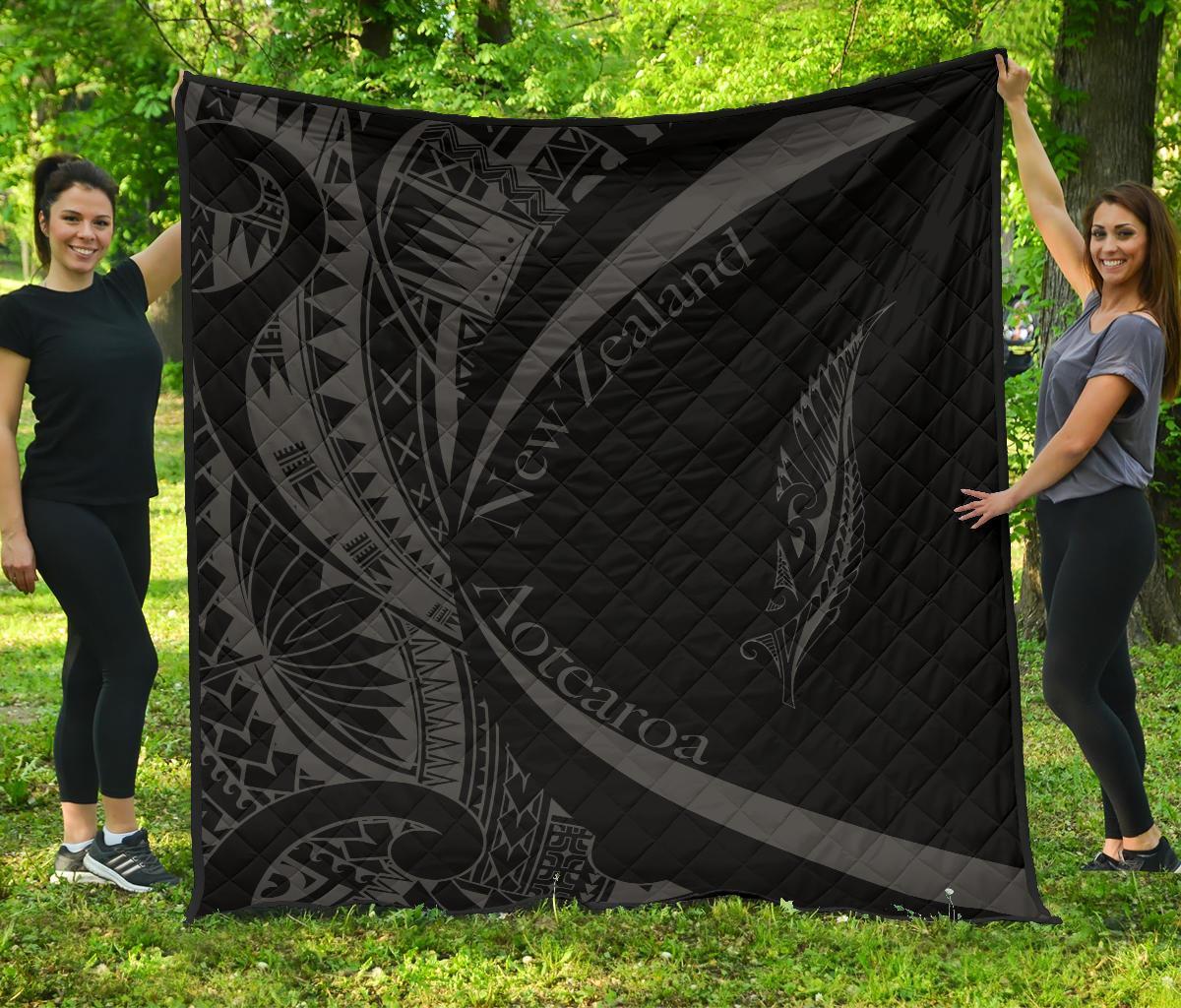 new-zealand-silver-fern-premium-quilt-maori-tattoo-circle-style