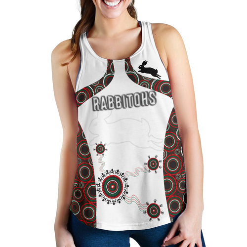 South Sydney Racerback Tank Indigenous Rabbitohs - Vibe Hoodie