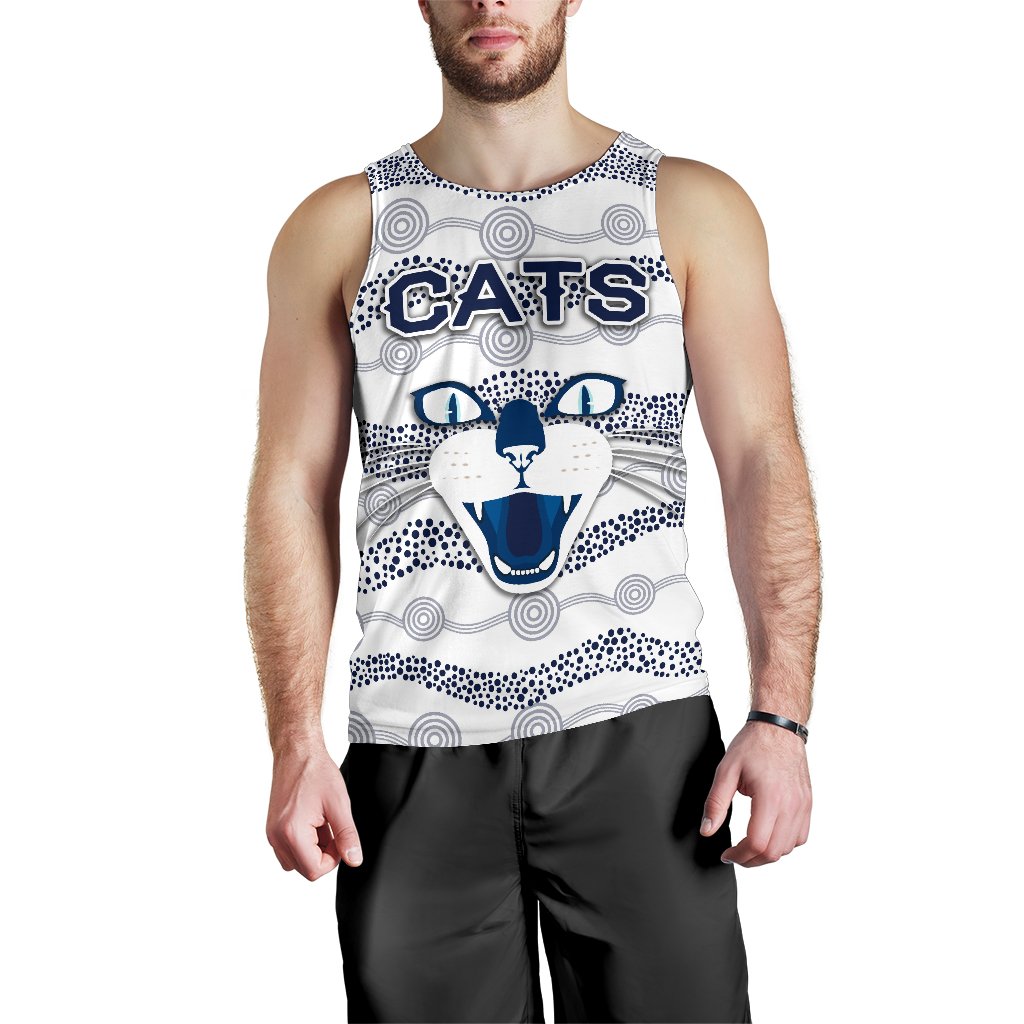geelong-men-tank-top-cats-indigenous-white