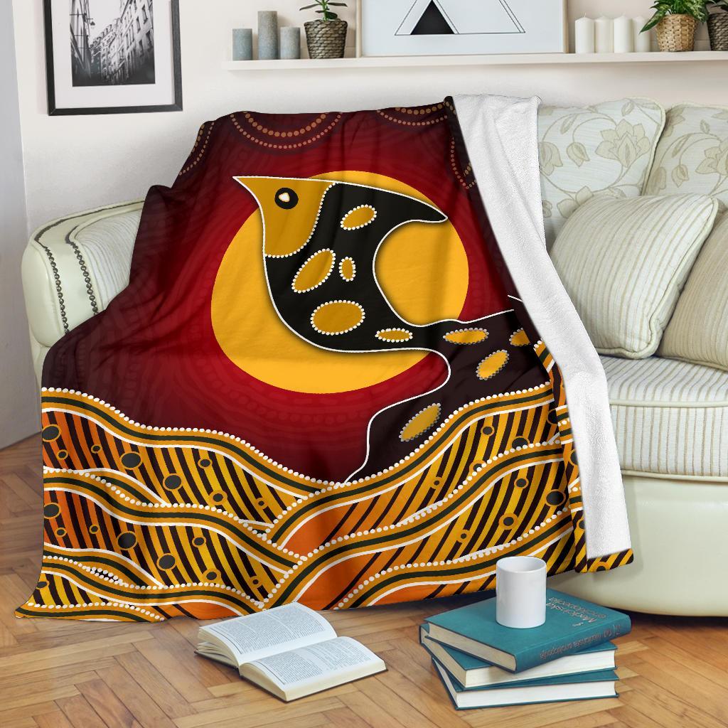 premium-blanket-aboriginal-dot-patterns-fish