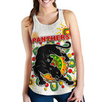 Penrith Women Racerback Tank Indigenous Panthers - White - Vibe Hoodie