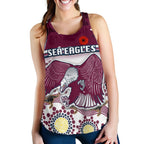 Sea Eagles Anzac Day Women Racerback Tank Simple Indigenous Camouflage - Vibe Hoodie