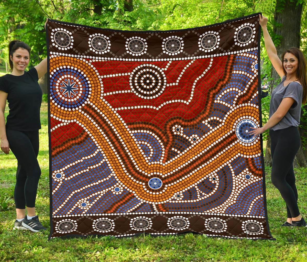 aboriginal-premium-quilt-aboriginal-dot-painting-art-01