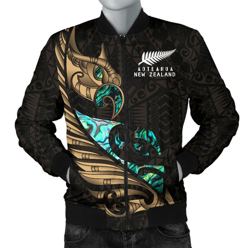 new-zealand-bomber-jacket-for-men-manaia-paua-fern-wing-gold