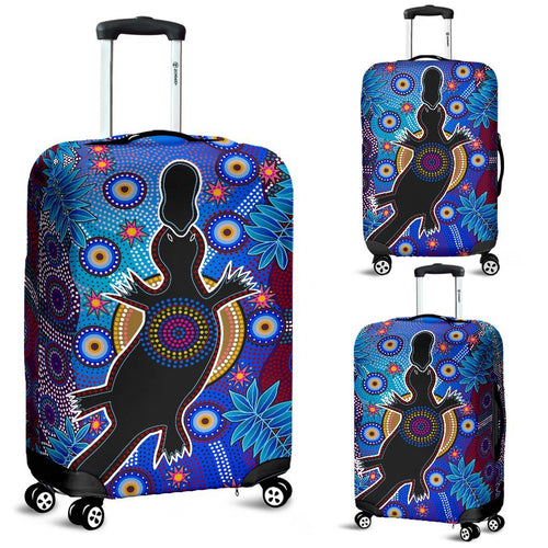 aboriginal-luggage-cover-indigenous-platypus