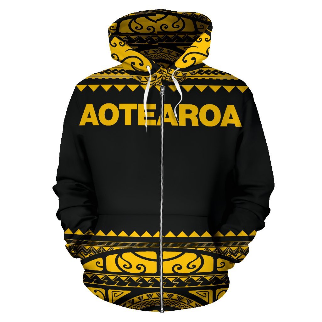 new-zealand-maori-zip-up-hoodie-aotearoa-silver-fern-zipper-hoodie-yellow