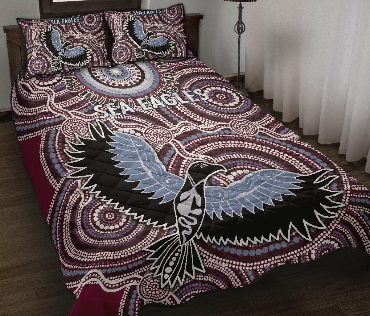 warringah-quilt-bed-set-sea-eagles-indigenous