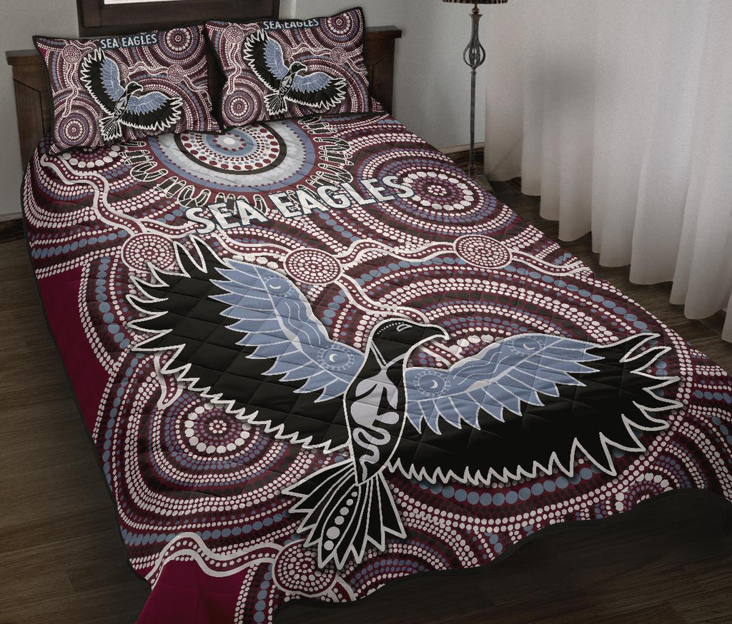 warringah-quilt-bed-set-sea-eagles-indigenous