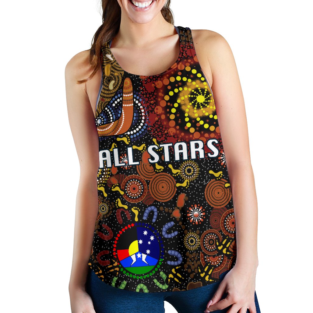 All Stars Indigenous Women's Racerback Tank Naidoc Week 2021 - Vibe Hoodie