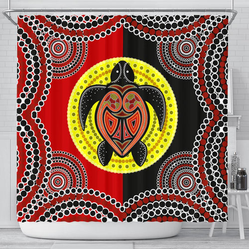 shower-curtain-aboriginal-dot-painting-shower-curtain-turtle