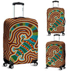 aboriginal-luggage-covers-lizard-dot-painting-patterns