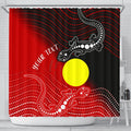 customaboriginal-shower-curtain-two-indigenous-lizard