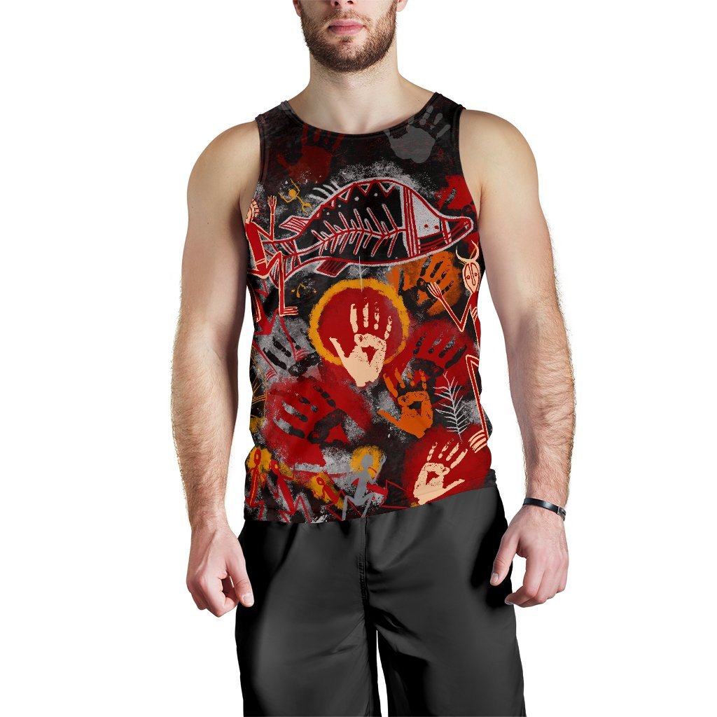 aboriginal-mens-tank-top-indigenous-fish-hand-art