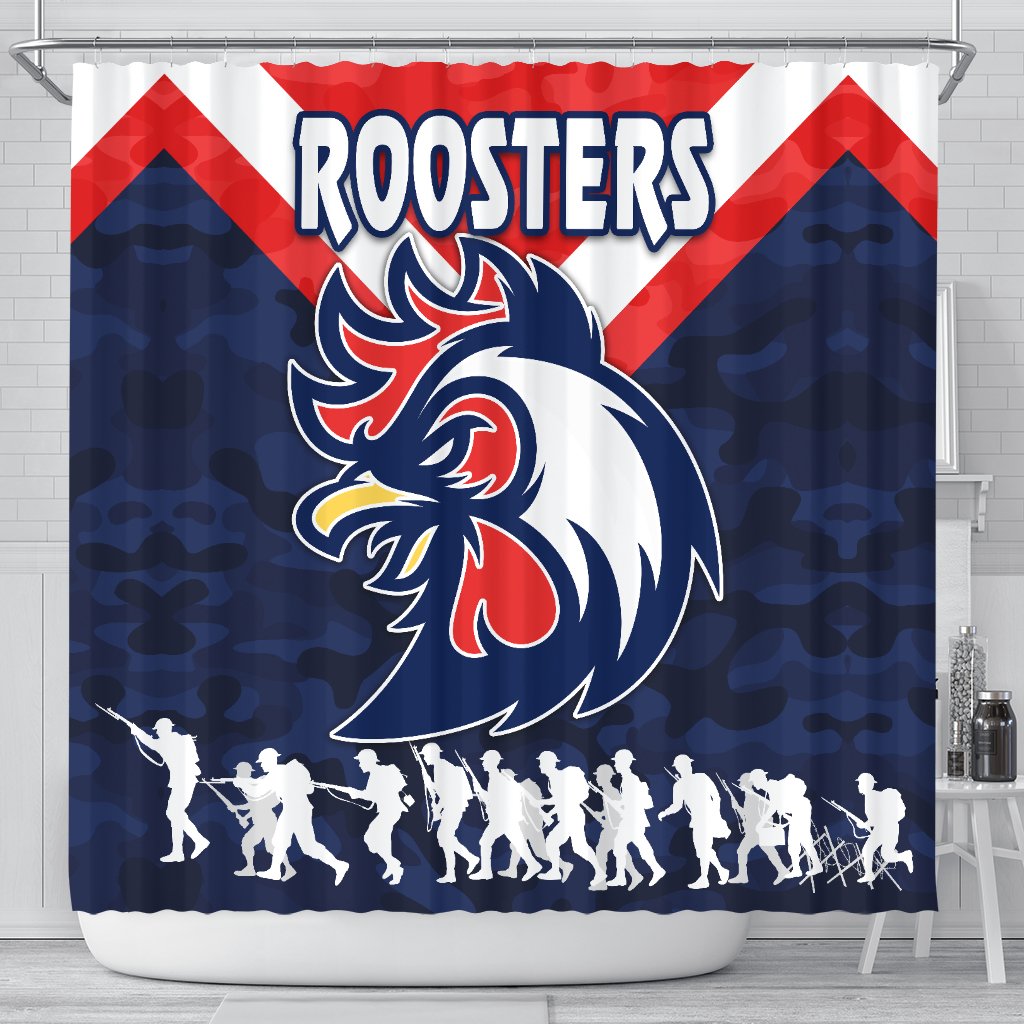 sydney-shower-curtain-roosters-anzac-style