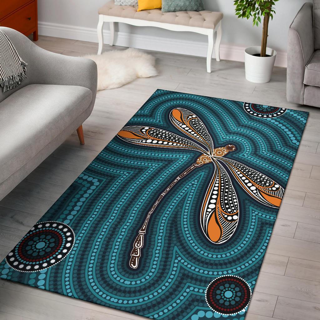 aboriginal-area-rug-indigenous-dragonfly