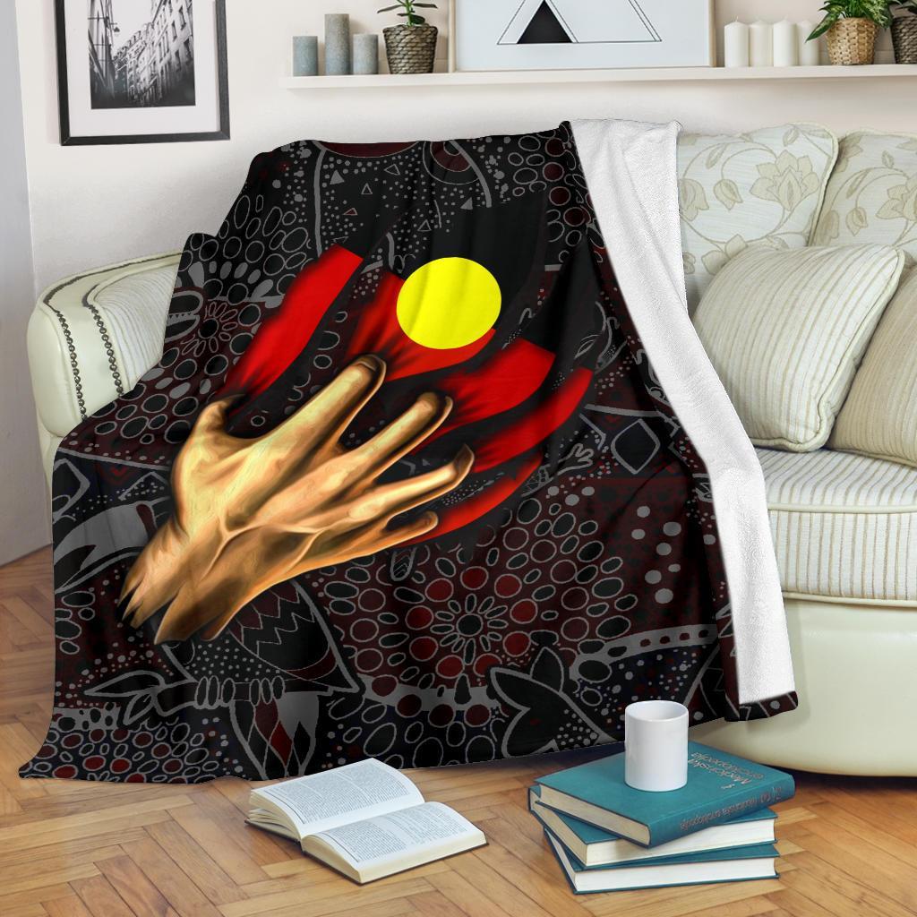 aboriginal-premium-blanket-aboriginal-blood-in-me