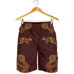 1staustrailia-aboriginal-shorts-indigenous-dot-painting-kangaroo