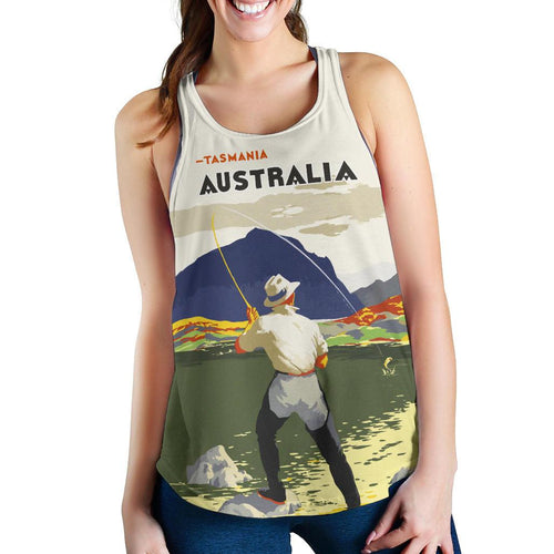 Racerback Tank - Tasmania Top Tank Fishing - Women - Vibe Hoodie