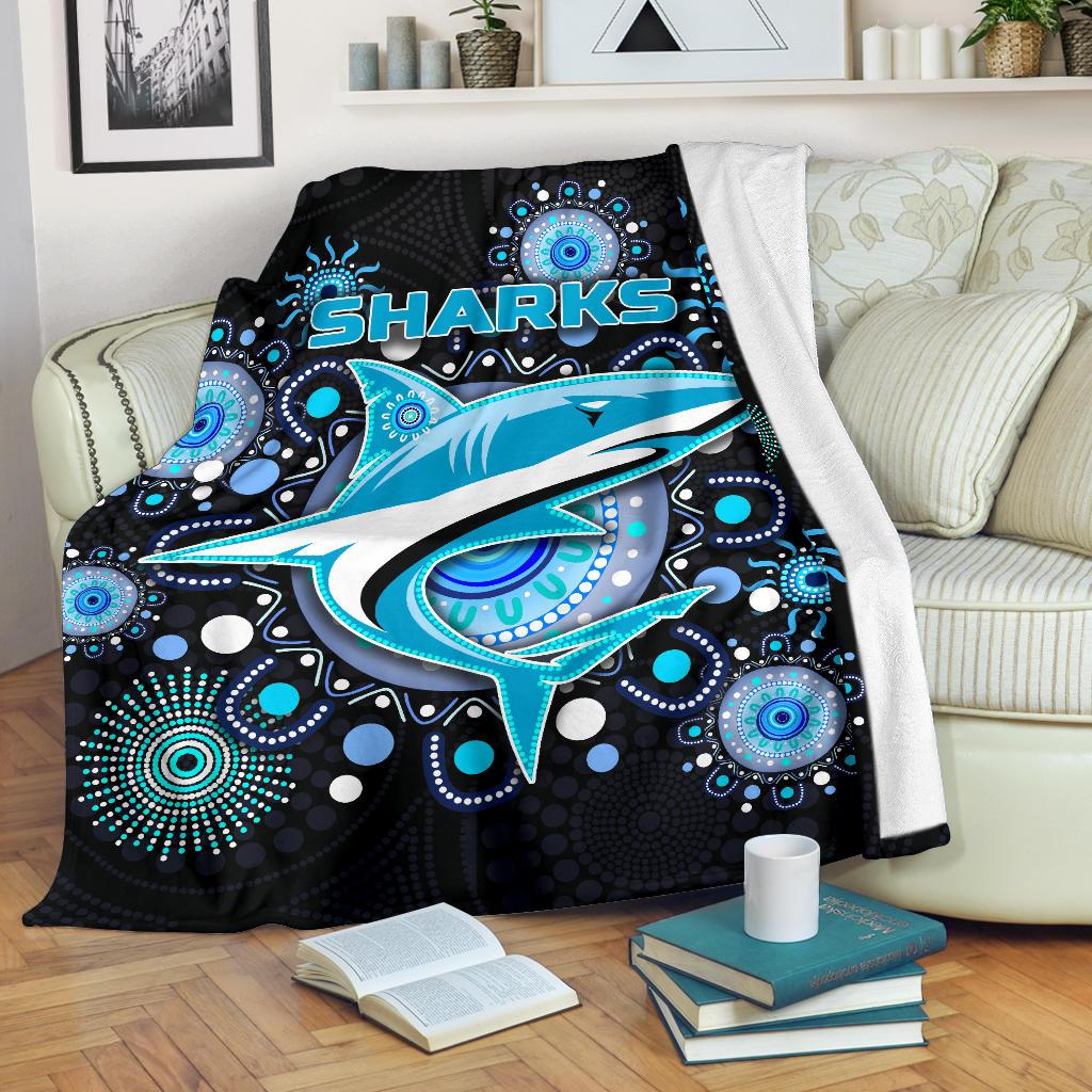 cronulla-premium-blanket-sharks-indigenous