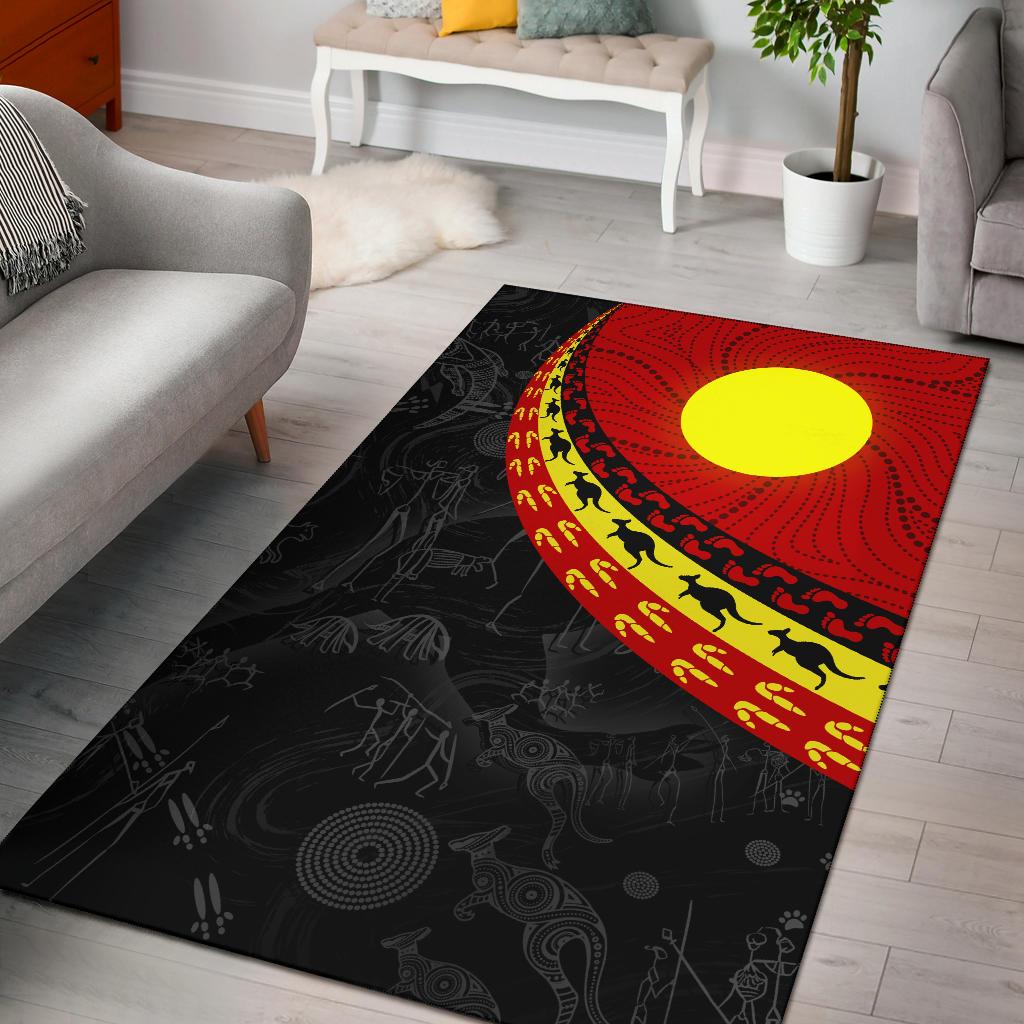 aboriginal-area-rug-indigenous-flag-circle-dot-painting
