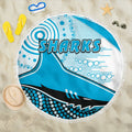 sharks-beach-blanket-cronulla-indigenous-unique