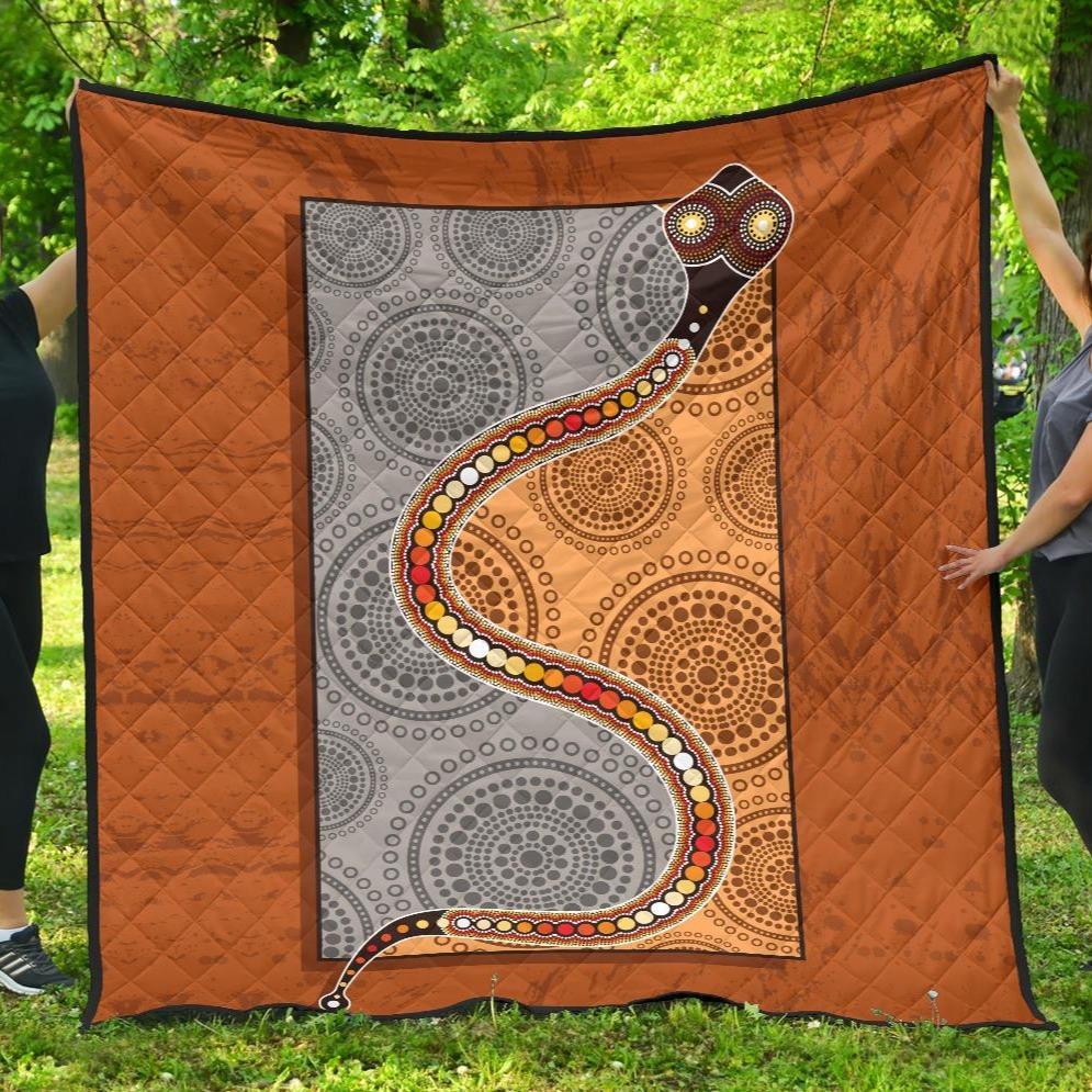 aboriginal-premium-quilt-indigenous-snake