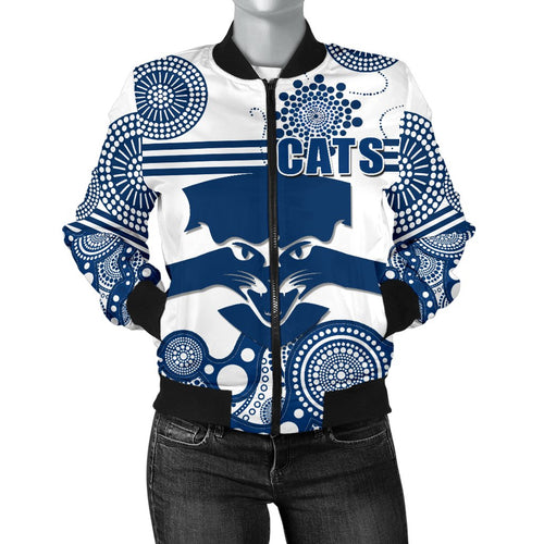 cats-women-bomber-jacket-geelong-indigenous