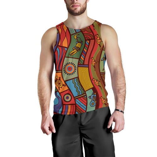 mens-tank-top-aboriginal-art-with-animals