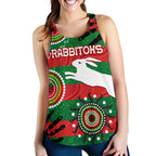 Naidoc Rabbitohs Women Racerback Tank Aboriginal Vibes - Vibe Hoodie