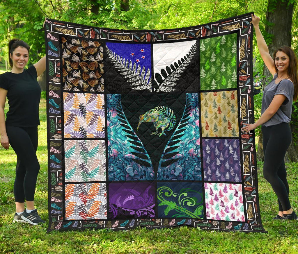 new-zealand-silver-fern-quilt-colorful