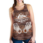 Racerback Tank - Australian Coat Of Arms Tank Aboriginal Lizard - Women - Vibe Hoodie