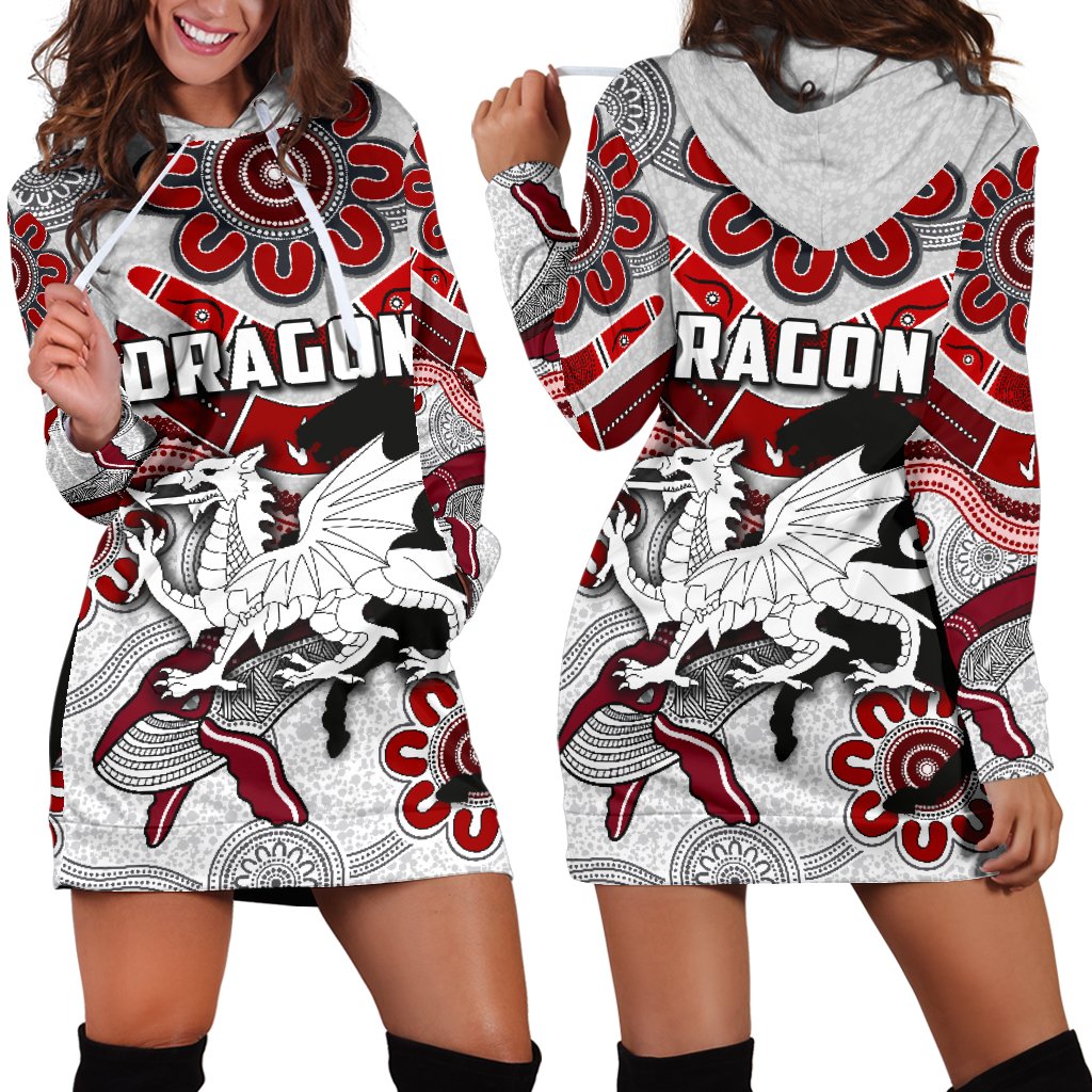 dragons-women-hoodie-dress-st-george-indigenous-white