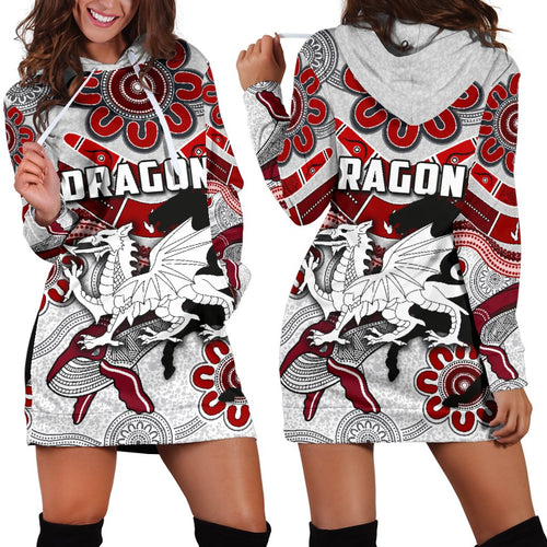 dragons-women-hoodie-dress-st-george-indigenous-white