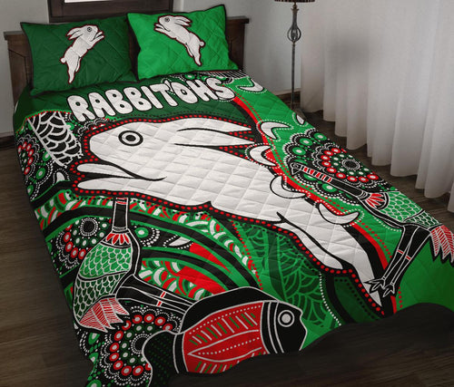 rabbitohs-quilt-bed-set-indigenous-survival-world
