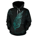 light-silver-fern-new-zealand-hoodie-turquoise