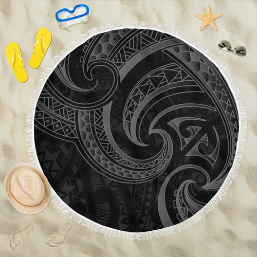 new-zealand-maori-mangopare-beach-blanket-polynesian-black