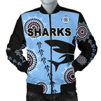 cronulla-mens-bomber-jacket-sharks-simple-indigenous-blue