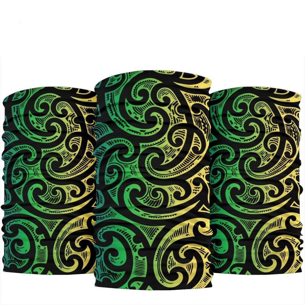 light-maori-tattoo-bandana-green