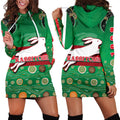 rabbitohs-women-hoodie-dress-indigenous-green
