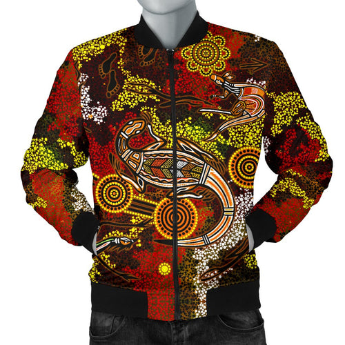 aboriginal-mens-bomber-jacket-kangaroo-and-lizard-dot-painting-art