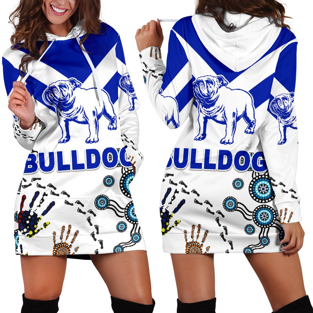 Canterbury-Bankstown Bulldogs Women Hoodie Dress Indigenous - NO.2 - Vibe Hoodie